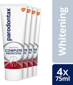 Parodontax Complete Protection Whitening - Tandpasta - Tegen Bloedend Tandvlees - 4x75 Ml
