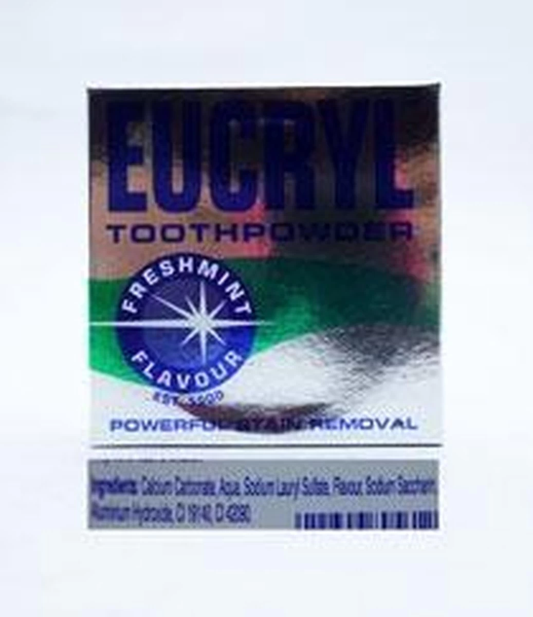 Eucryl Tandpoeder - Fresh Mint - 50 Gram 3 Eucryl Tandpoeder - Fresh Mint - 50 Gram
