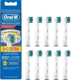 Oral B Oral-B Precison Clean Opzetborstels - 8 +2 Stuks -Mondverzorging 1054x1200
