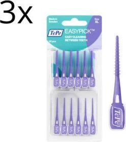 Tepe Easypick Paars XL - 3 X 36 Stuks - Voordeelverpakking -Mondverzorging 1063x1200 2