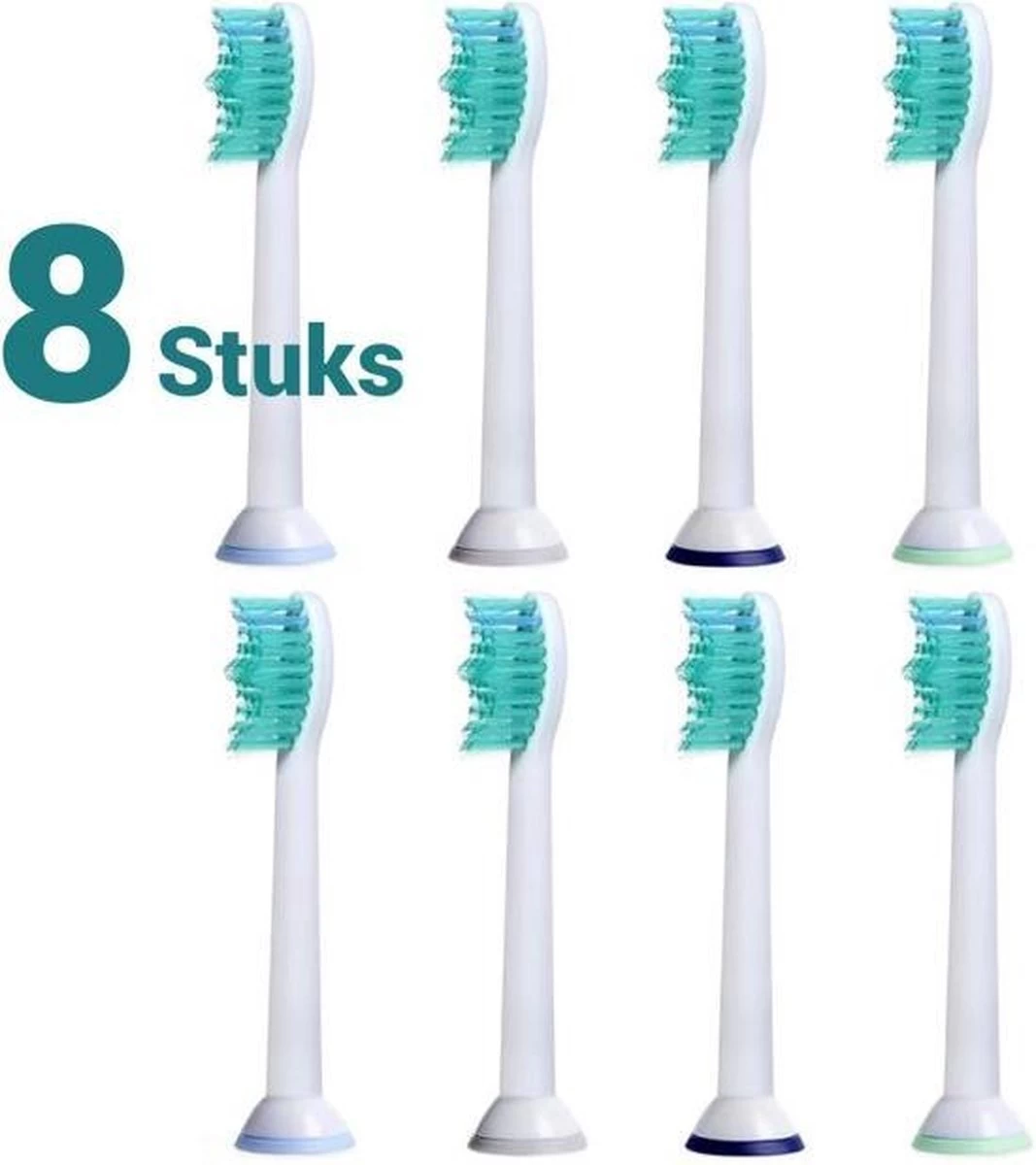 Opzetborstels Passend Op Philips Sonicare 8 Stuks | Scheermesjesfabriek.nl 3 Opzetborstels Passend Op Philips Sonicare 8 Stuks | Scheermesjesfabriek.nl