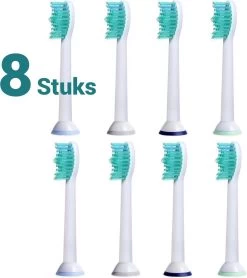 Merkloos Opzetborstels Passend Op Philips Sonicare 8 Stuks