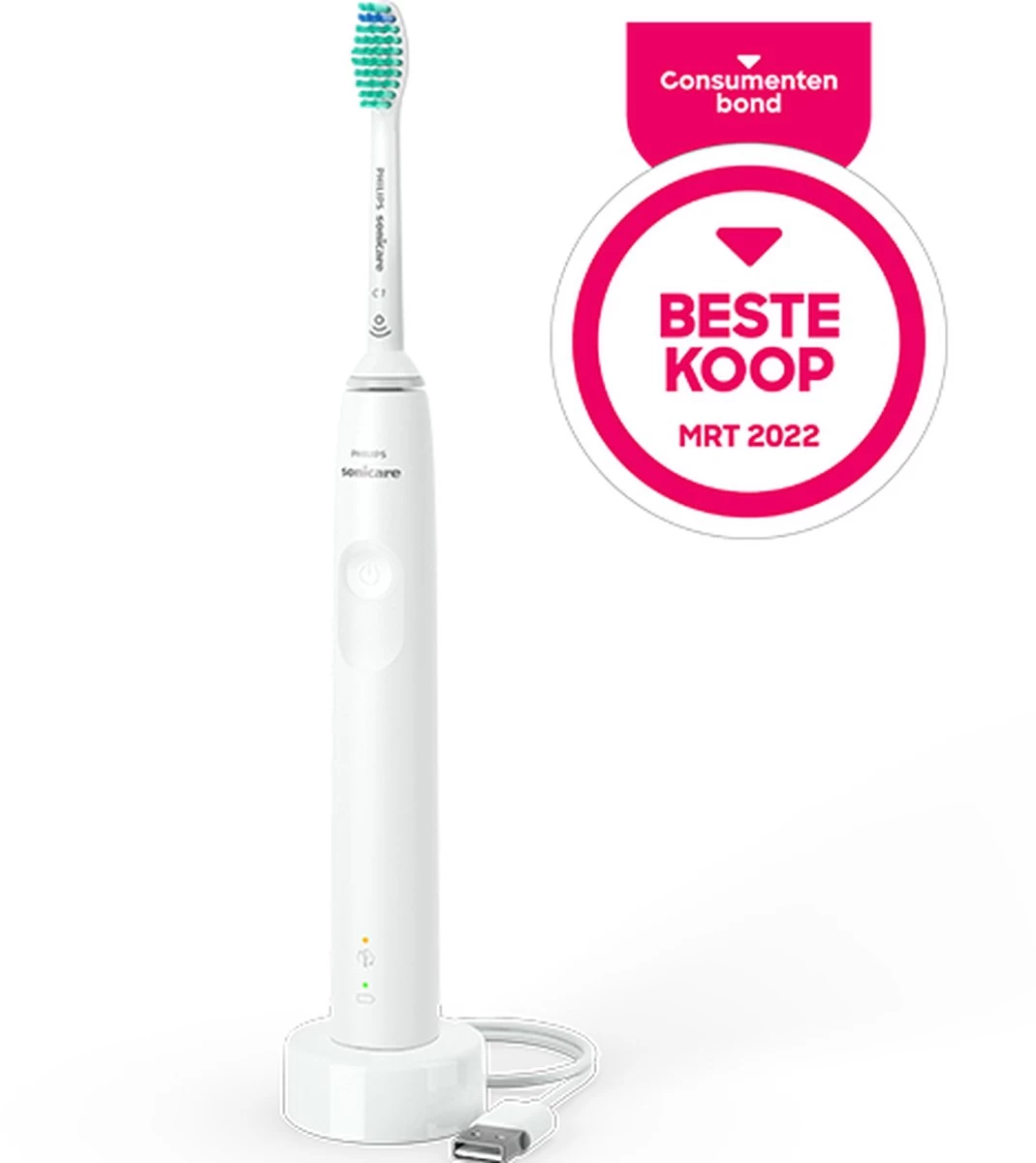 Philips Sonicare Series 3100 HX3671/13 - Elektrische Tandenborstel - Wit 15 Philips Sonicare Series 3100 HX3671/13 - Elektrische Tandenborstel - Wit - Afbeelding 13