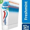 Aquafresh Freshmint 3in1 Tandpasta Voor Een Frisse Adem Voordeelverpakking 12x75ml, Recyclebare Plastic Tube En Dop