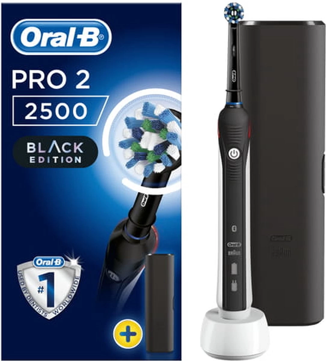 Oral B Oral-B Pro 2 2500 - Zwart - Elektrische Tandenborstel 15 Oral B Oral-B Pro 2 2500 - Zwart - Elektrische Tandenborstel - Afbeelding 13