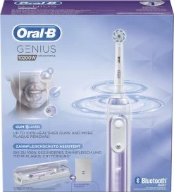 Oral B Oral-B Genius 10200W Orchid Purple Elektrische Tandenborstel Paars/Wit -Mondverzorging 1086x1200