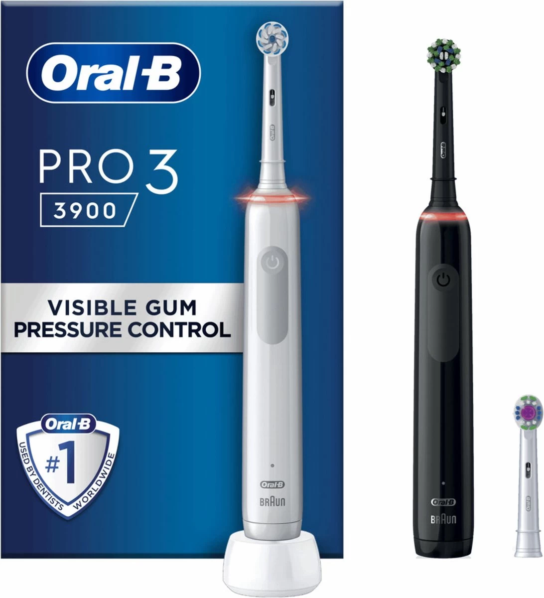Oral B Oral-B Elektrische Tandenborstel Pro 3 3900 1 Set 3 Oral B Oral-B Elektrische Tandenborstel Pro 3 3900 1 Set