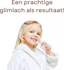 Merkloos Elektrische Sonische Tandenborstel Voor Kinderen Tussen 2 T/m 6 Jaar Met Timer - Elektrische Kindertandenborstel - 360º Graden - 6 Poetsmodus - IPX7 Waterbestendig - Geel -Mondverzorging 1097x1200