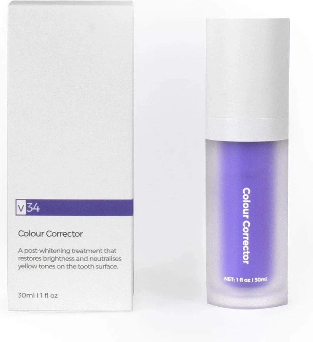Tandpasta V34 Colour Corrector - Paarse Tandpasta - Tandenblekers - Hismile 3 Tandpasta V34 Colour Corrector - Paarse Tandpasta - Tandenblekers - Hismile