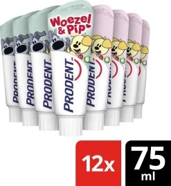 Prodent Kids 0-6 Jaar Woezel & Pip Tandpasta - 12 X 75 Ml - Voordeelverpakking 18 Prodent Kids 0-6 Jaar Woezel & Pip Tandpasta - 12 X 75 Ml - Voordeelverpakking -Mondverzorging 1101x1200