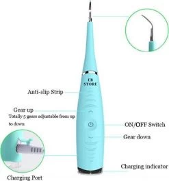 Elektrisch Tandplak Verwijderen - Flosapparaat - Slechte Adem Verhelpen - Tandsteen Weghalen - Tanden Reinigen - Thee + Koffie + Rook Aanslag Verwijderen - Gele Tanden Witten - Mond Verzorging - Tandartshaakje - Gebit Schoonmaken - EB Store -Mondverzorging 1124x1200 6