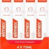 Elmex Anti Caries Tandpasta 4 X 75ml - Voordeelverpakking 1 Elmex Anti Caries Tandpasta 4 X 75ml - Voordeelverpakking -Mondverzorging 1129x1200 2