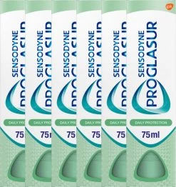Sensodyne Tandpasta 6 X 75 Ml Proglasur Daily Protection Voordeelverpakking