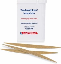 10x Lactona Intersticks Tandenstokers 100 Stuks