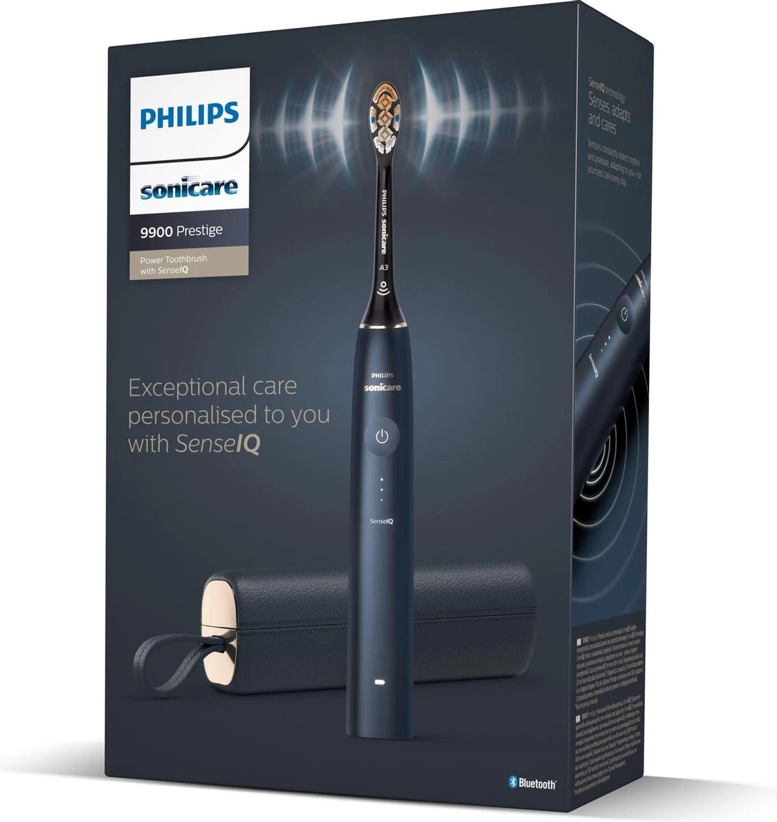 Philips Sonicare Prestige 9900 HX9992/12 - Elektrische Tandenborstel Met SenseIQ - Donkerblauw 6 Philips Sonicare Prestige 9900 HX9992/12 - Elektrische Tandenborstel Met SenseIQ - Donkerblauw - Afbeelding 4