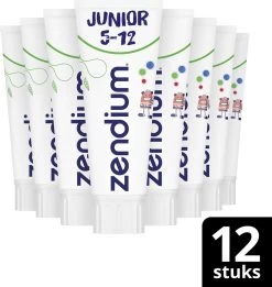 Zendium Junior 5-12jr Tandpasta - 12 X 50 Ml - Voordeelverpakking 10 Zendium Junior 5-12jr Tandpasta - 12 X 50 Ml - Voordeelverpakking -Mondverzorging 1137x1200 2