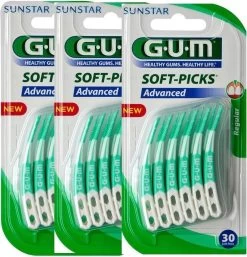 GUM® 3x GUM Soft-Picks Advanced Regular 30 Stuks 15 GUM® 3x GUM Soft-Picks Advanced Regular 30 Stuks -Mondverzorging 1153x1200 1