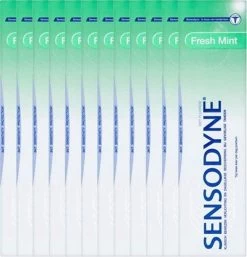 Sensodyne Tandpasta Fresh Mint Voordeelverpakking - 12 X 75 Ml