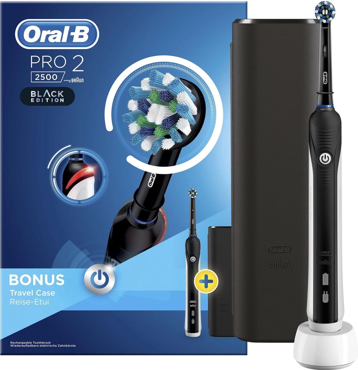 Oral B Oral-B Pro 2 2500 - Zwart - Elektrische Tandenborstel 3 Oral B Oral-B Pro 2 2500 - Zwart - Elektrische Tandenborstel
