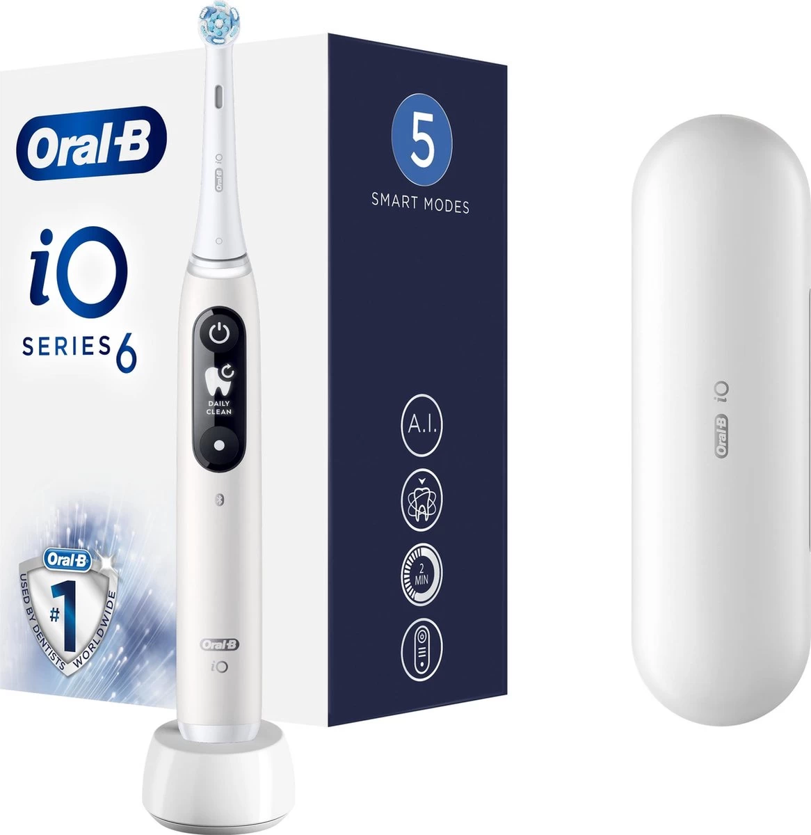 Oral B Oral-B IO 6 - Elektrische Tandenborstel - Wit 3 Oral B Oral-B IO 6 - Elektrische Tandenborstel - Wit