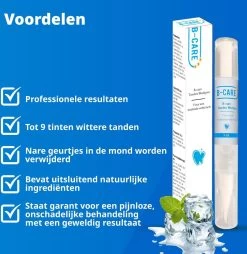 B-care Tanden Bleekpen - Teeth Whitening Pen - Tanden Bleker - Wittere Tanden - Teeth Whitening Strips - Professioneel Resultaat - Tandsteen Verwijderaar - Zonder Peroxide - Tandenbleekset - Tanden Bleken -Mondverzorging 1169x1200 5