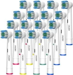 ARENO® 24 Universele Opzetborstels - Geschikt Voor Oral-B En Braun