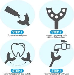 Tandenborstel Kind-Handtandenborstel Voor Kinderen-2 Tot 12 Jaar-Zachte Silliconen-Baby Tandenborstel-Tandenborstel Baby En Peuter - U-Vormig - 360 Graden-Bijtringen-peutertandenborstel-U Vorm -Mondverzorging 1175x1200 1