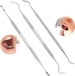 Newide Professionele Tandarts Set Met Luxe Etui – Tandsteen Verwijderaar – RVS Tandarts Setje – Tandenstokers – Tandartshaakje – Tand Verzorging Gereedschap Set – Tandplak Verwijderaar -Mondverzorging 1177x1200 2