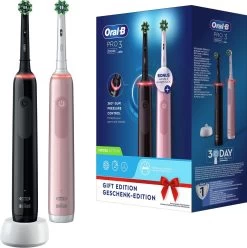 Oral B Oral-B Pro 3 - 3900 - Zwarte En Roze - Elektrische Tandenborstel -Mondverzorging 1196x1200 5