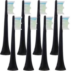 8 Opzetborstels Voor Philips Sonicare Black (gratis Verzending)