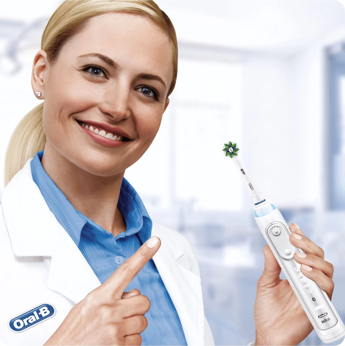 Oral B Oral-B CrossAction Opzetborstel Met CleanMaximiser-technologie, Verpakking Van 9 Stuks 9 Oral B Oral-B CrossAction Opzetborstel Met CleanMaximiser-technologie, Verpakking Van 9 Stuks - Afbeelding 7