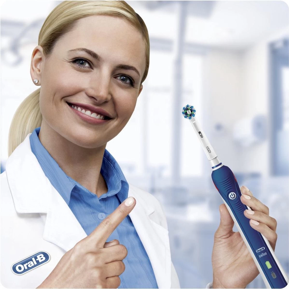 Oral B Oral-B Pro 2 2700 CrossAction - Elektrische Tandenborstel - Blauw, Wit 9 Oral B Oral-B Pro 2 2700 CrossAction - Elektrische Tandenborstel - Blauw, Wit - Afbeelding 7