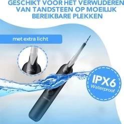 Merkloos Tandsteen Verwijderaar - 5 Standen - Inclusief Tandarts Set - Met 3 Opzetstukken - Elektrisch - Tandplak -Mondverzorging 1198x1200 122