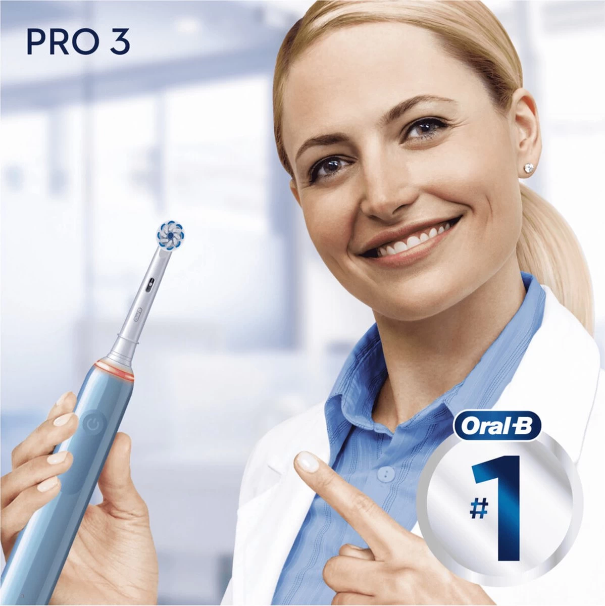 Oral B Oral-B Pro 3 - 3000 - Elektrische Tandenborstel - Ontworpen Door Braun - Blauw 15 Oral B Oral-B Pro 3 - 3000 - Elektrische Tandenborstel - Ontworpen Door Braun - Blauw - Afbeelding 13