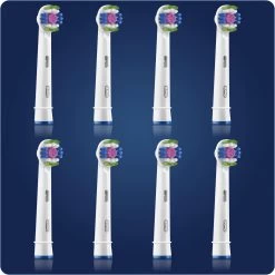 Oral B Oral-B 3D White - Met CleanMaximiser-technologie - Opzetborstels - 8 Stuks -Mondverzorging 1198x1200 72