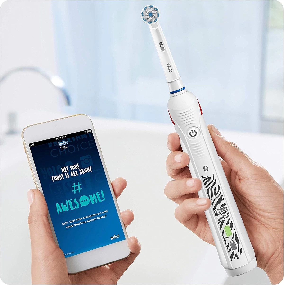 Oral B Oral-B Smartseries Teen - Elektrische Tandenborstel - Wit 11 Oral B Oral-B Smartseries Teen - Elektrische Tandenborstel - Wit - Afbeelding 9
