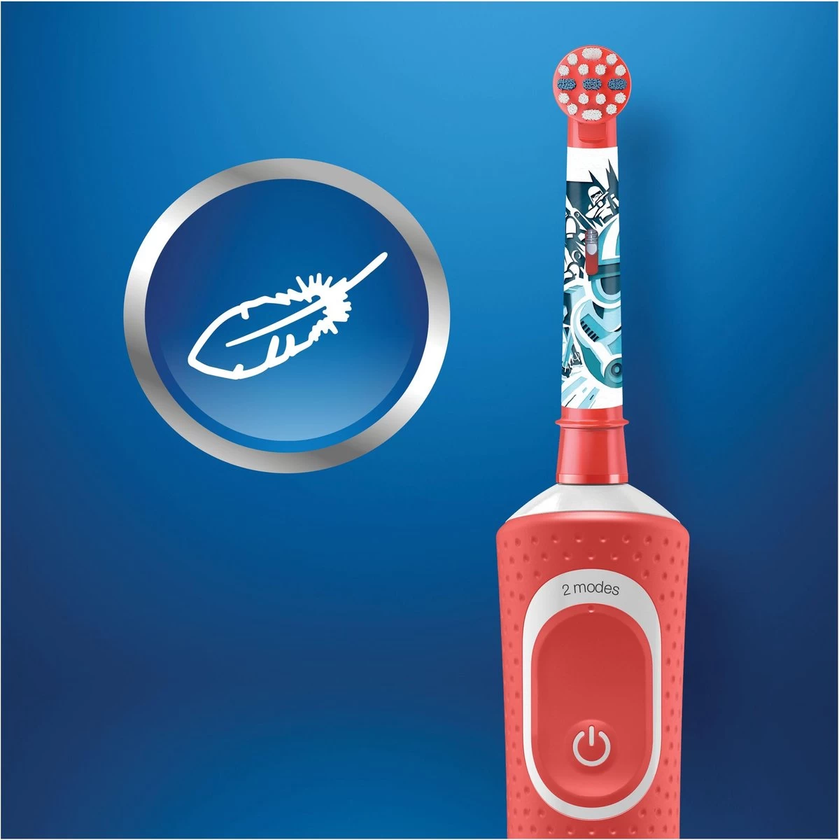 Oral B Oral-B Kids Mandalorian - Elektrische Tandenborstel - Powered By Braun - 1 Handvat En 1 Opzetborstel 8 Oral B Oral-B Kids Mandalorian - Elektrische Tandenborstel - Powered By Braun - 1 Handvat En 1 Opzetborstel - Afbeelding 6