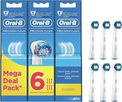 Oral B Oral-B Precision Clean - Opzetborstels - 6 Stuks - Wit