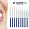 Merkloos Tanden Bleekset Navulling - 10 Effectieve Bleekgel Spuiten - Effectieve Gelspuiten - Tandenbleekset - Zonder Peroxide (0%) - Witte Tanden - Veilig Thuis Tanden Bleken Met Gel - Tandenbleker -Mondverzorging 1200x1001 1