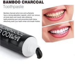 - Charcoal Mint Tandpasta - Witte Tanden - Houtskool Tand Bleker - Charcoal Toothpaste - Teeth Whitening - Charcaol Tandpasta Whitening - Frisse Adem - Bamboe Tandsteen Verwijderaar - Wittere Tandjes - Bamboo Tandbleek -Mondverzorging 1200x1013 2