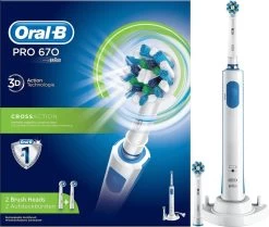 Oral B Oral-B PRO 670 CrossAction - Elektrische Tandenborstel - Met 2 Opzetborstels 17 Oral B Oral-B PRO 670 CrossAction - Elektrische Tandenborstel - Met 2 Opzetborstels -Mondverzorging 1200x1013