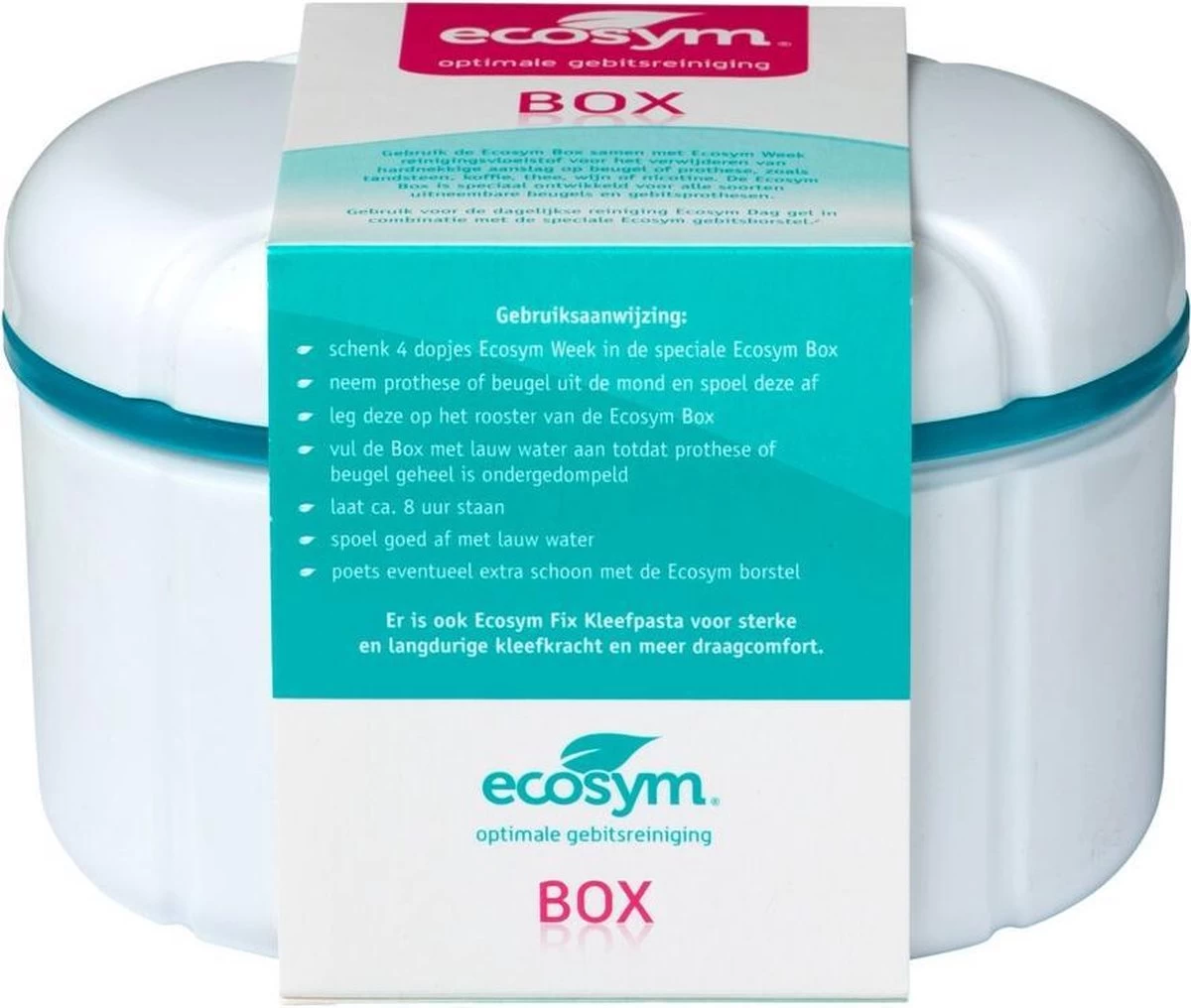 Ecosym Gebitsbakje - Kunstgebitreiniging - 1 Stuk 3 Ecosym Gebitsbakje - Kunstgebitreiniging - 1 Stuk