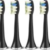 Bintoi® ISonic ProClean - Opzetborstels Elektrische Tandenborstel - 4 Stuks - Geschikt Voor Bintoi ISonic D700/D600 - Jaarvoorraad - Zwart -Mondverzorging 1200x1028