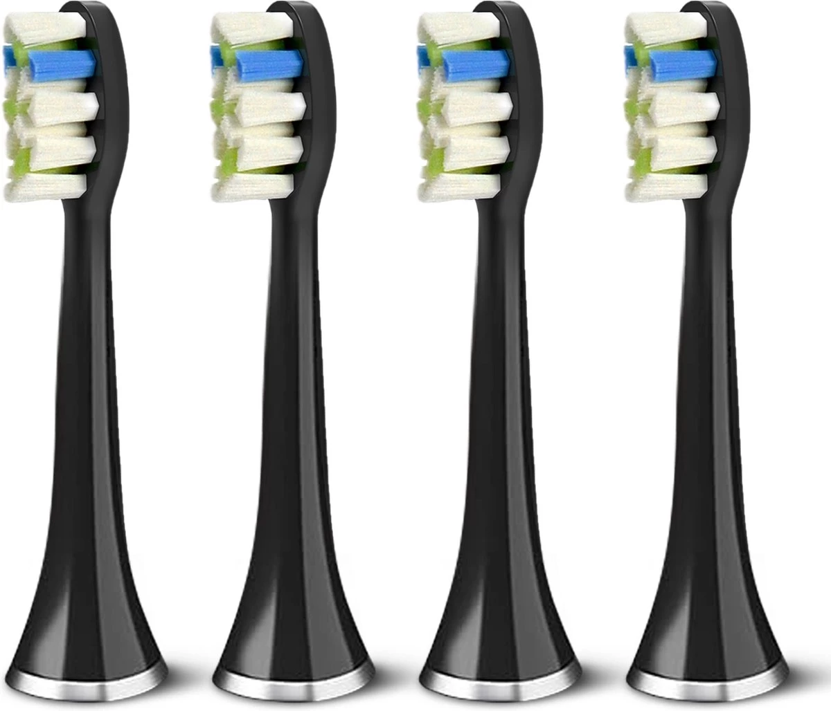 Bintoi® ISonic ProClean - Opzetborstels Elektrische Tandenborstel - 4 Stuks - Geschikt Voor Bintoi ISonic D700/D600 - Jaarvoorraad - Zwart 3 Bintoi® ISonic ProClean - Opzetborstels Elektrische Tandenborstel - 4 Stuks - Geschikt Voor Bintoi ISonic D700/D600 - Jaarvoorraad - Zwart