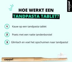 CHOOSE Tandpasta Tabletten - 12 Weken Voorraad - Duurzaam - Aanbevolen Door Tandartsen - Zero Waste - Vegan - Fluoride - Ecologisch Verantwoord 12 CHOOSE Tandpasta Tabletten - 12 Weken Voorraad - Duurzaam - Aanbevolen Door Tandartsen - Zero Waste - Vegan - Fluoride - Ecologisch Verantwoord -Mondverzorging 1200x1038