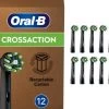 Oral-B CrossAction Opzetborstel Kleur Zwart, Verpakking Van 12 Stuks, Verpakking Van Brievenbusformaat -Mondverzorging 1200x1064