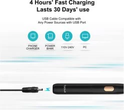 Fairywill D1 Elektrische Tandenborstel Set Met 2x Borstelopzetstuk -Mondverzorging 1200x1067