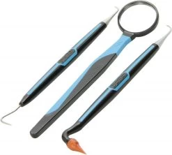 Dentek Tandartshaakje - Inclusief Mondspiegel En Tandvleesmassager