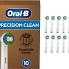 Oral B Oral-B Precision Clean - Met CleanMaximiser-technologie - Opzetborstels -10 Stuks - Brievenbusverpakking -Mondverzorging 1200x1082