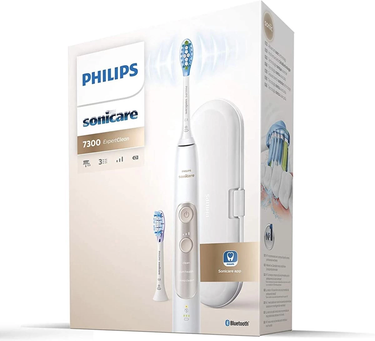 Philips Sonicare ExpertClean HX9601/03 - Elektrische Sonische Tandenborstel Met App 5 Philips Sonicare ExpertClean HX9601/03 - Elektrische Sonische Tandenborstel Met App - Afbeelding 3